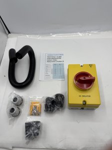 32Amp AC Disconnect Switch 690V AC Isolator Switch,4-Pole IP66 Waterproof Isolation PV Rotary Disconnect On Off Changeover 2 Position Disconnect Box Outdoor